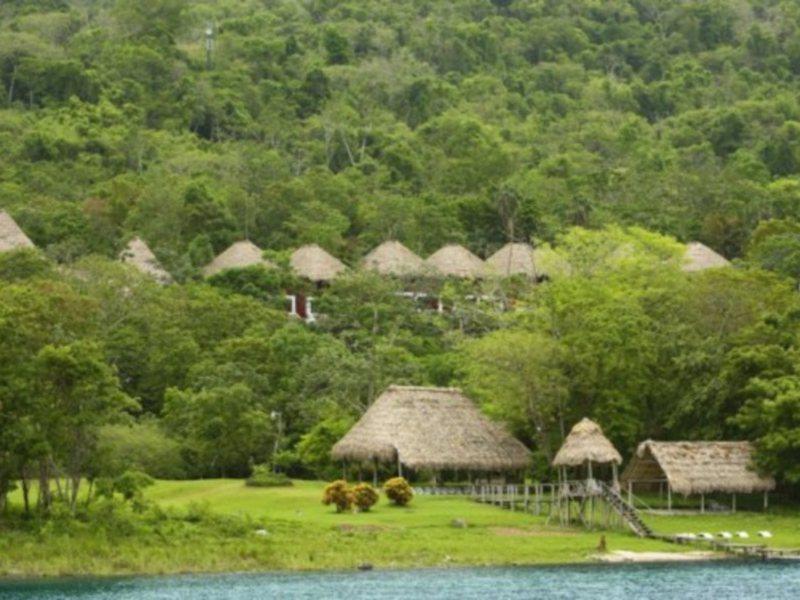 ホテル Camino Real Tikal‎ エル・レマテ エクステリア 写真